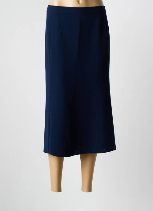 Jupe mi-longue bleu ANNE KELLY pour femme