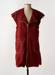 Robe courte rouge ARELINE pour femme seconde vue