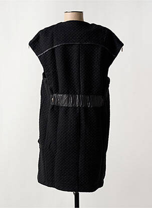 Robe courte sans manche sans manche noir ARELINE femme