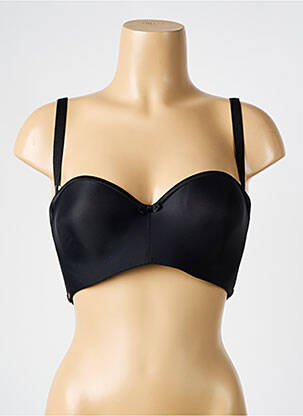 Soutien-gorge haut soutien-gorge moulé haut soutien-gorge moulé noir LOU femme