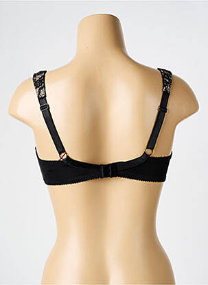 Soutien-gorge tissage dentelle haut soutien-gorge emboitant noir LINGERIE STORY femme