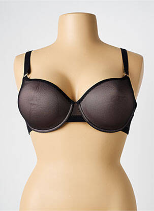 Soutien-gorge haut soutien-gorge moulé haut soutien-gorge moulé noir GEMMA DE LOU femme