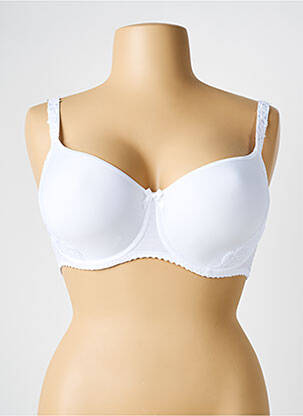 Soutien-gorge sans armature haut soutien-gorge emboitant blanc LOUISA BRACQ femme