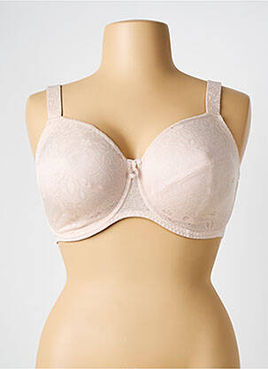 Soutien-gorge effet matière satinée haut soutien-gorge emboitant chair ULLA DESSOUS femme