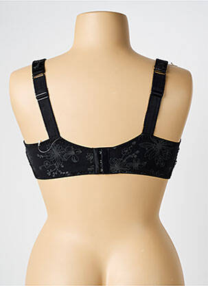 Soutien-gorge effet matière satinée haut soutien-gorge emboitant noir ULLA DESSOUS femme