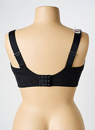 Soutien-gorge effet matière satinée haut soutien-gorge emboitant noir ULLA DESSOUS femme