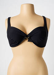 Haut de maillot de bain noir ROSA FAIA pour femme seconde vue