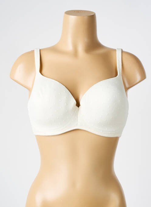 Soutien-gorge haut soutien-gorge moulé haut soutien-gorge moulé beige GEMMA femme