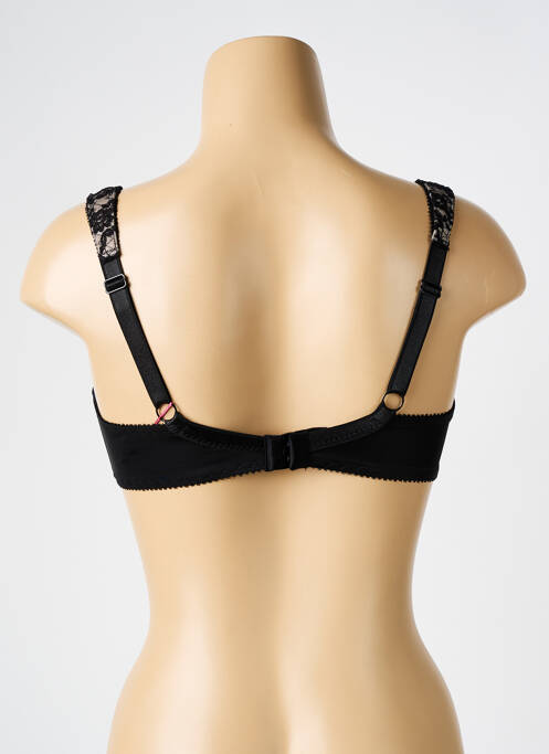 Soutien-gorge tissage dentelle haut soutien-gorge emboitant noir LINGERIE STORY femme