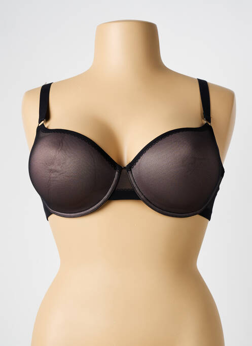 Soutien-gorge haut soutien-gorge moulé haut soutien-gorge moulé noir GEMMA DE LOU femme
