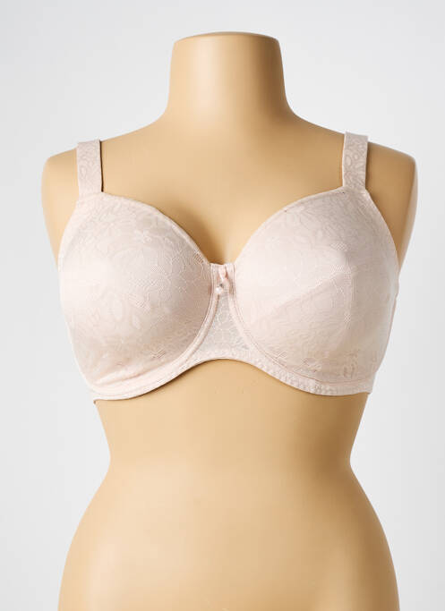 Soutien-gorge effet matière satinée haut soutien-gorge emboitant chair ULLA DESSOUS femme