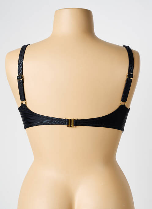 Haut de maillot de bain stretch haut soutien-gorge moulé noir DEIDAD femme