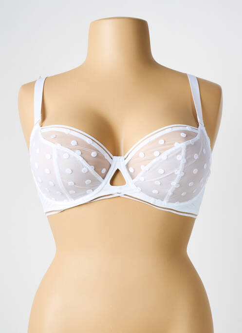 Soutien-gorge légère et transparente haut soutien-gorge emboitant blanc CURVY KATE femme