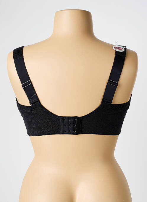 Soutien-gorge effet matière satinée haut soutien-gorge emboitant noir ULLA DESSOUS femme