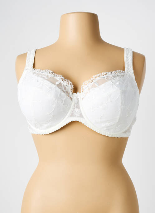 Soutien-gorge haut soutien-gorge emboitant haut soutien-gorge emboitant blanc ULLA DESSOUS femme
