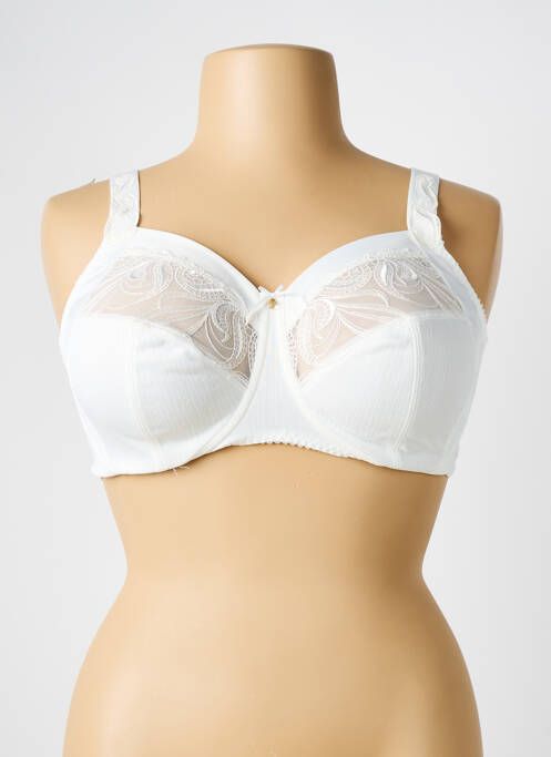 Soutien-gorge sans armature haut soutien-gorge emboitant blanc ULLA DESSOUS femme