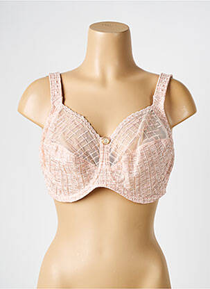 Soutien-gorge effet matière satinée haut soutien-gorge emboitant chair LOUISA BRACQ femme
