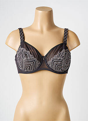 Soutien-gorge légère et transparente haut soutien-gorge emboitant gris LOUISA BRACQ femme