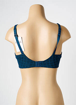 Soutien-gorge légère et transparente haut soutien-gorge emboitant bleu LOUISA BRACQ femme