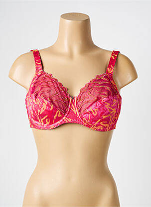 Soutien-gorge légère et transparente haut soutien-gorge emboitant rose LOUISA BRACQ femme
