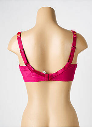 Soutien-gorge légère et transparente haut soutien-gorge emboitant rose LOUISA BRACQ femme