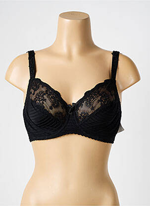 Soutien-gorge légère et transparente haut soutien-gorge emboitant noir LOUISA BRACQ femme