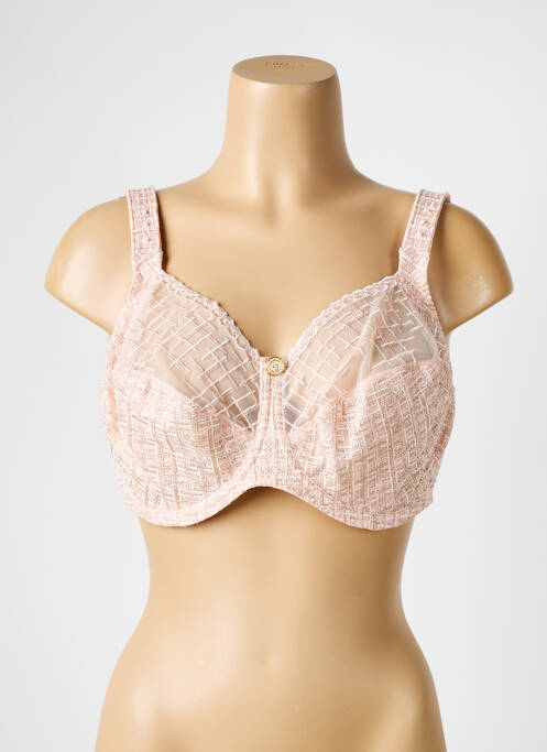Soutien-gorge effet matière satinée haut soutien-gorge emboitant chair LOUISA BRACQ femme