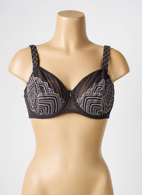 Soutien-gorge légère et transparente haut soutien-gorge emboitant gris LOUISA BRACQ femme