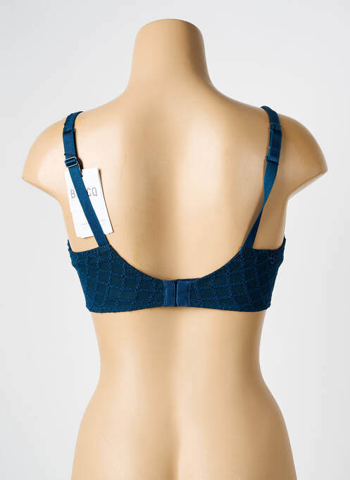 Soutien-gorge légère et transparente haut soutien-gorge emboitant bleu LOUISA BRACQ femme