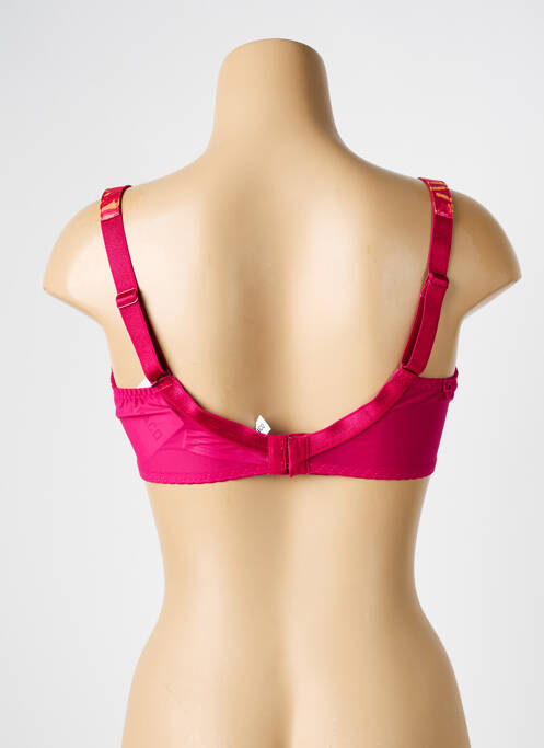 Soutien-gorge légère et transparente haut soutien-gorge emboitant rose LOUISA BRACQ femme