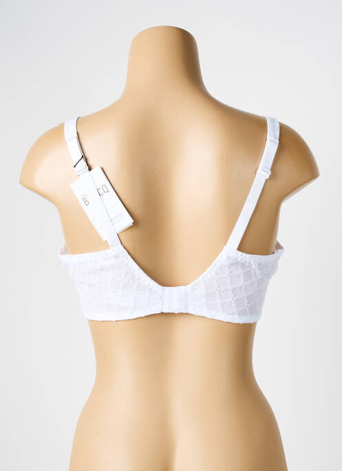 Soutien-gorge légère et transparente haut soutien-gorge emboitant blanc LOUISA BRACQ femme
