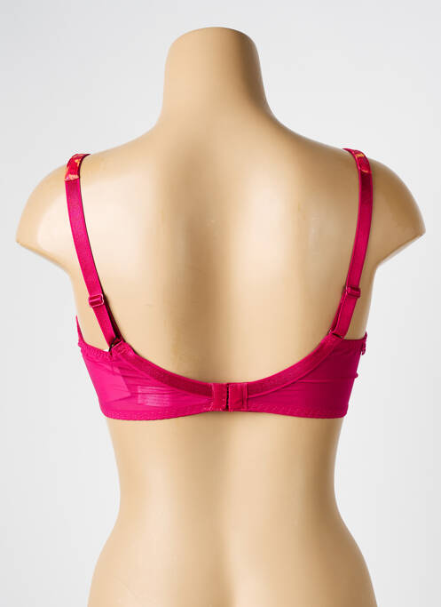 Soutien-gorge effet matière satinée haut soutien-gorge emboitant rose LOUISA BRACQ femme