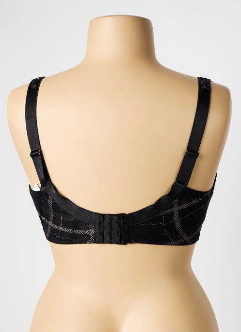 Soutien-gorge effet matière satinée haut soutien-gorge emboitant noir LOUISA BRACQ femme
