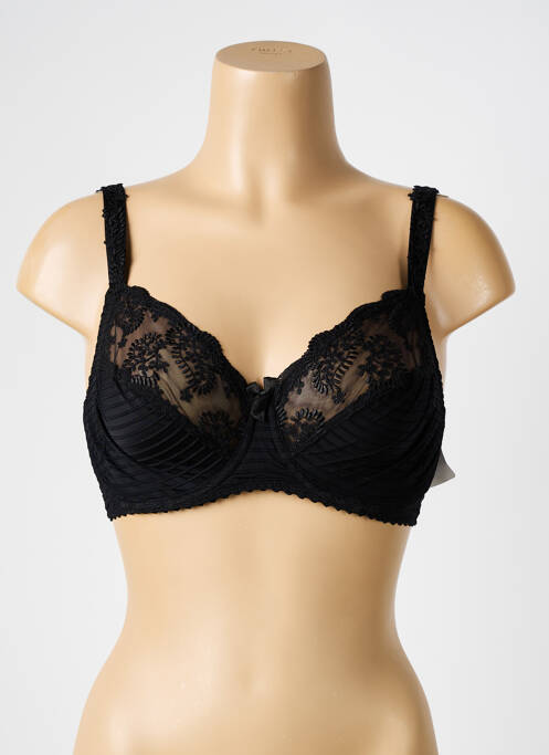 Soutien-gorge légère et transparente haut soutien-gorge emboitant noir LOUISA BRACQ femme