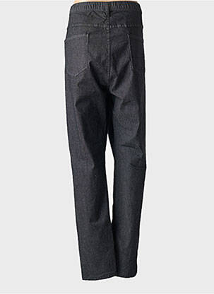 Pantalon droit stretch taille normale noir GEVANA femme