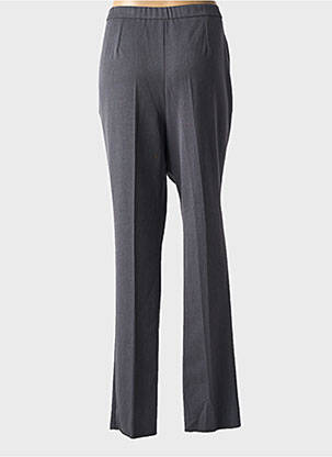Pantalon droit stretch taille normale gris GEVANA femme