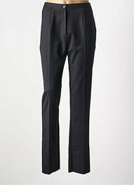 Pantalon slim taille élastique taille normale noir GEVANA femme