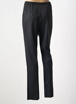 Pantalon slim taille élastique taille normale noir GEVANA femme