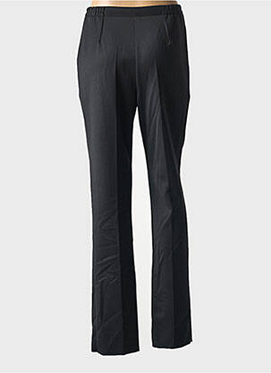 Pantalon droit stretch taille normale noir GEVANA femme