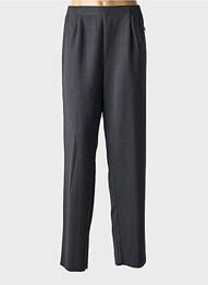 Pantalon droit stretch taille normale gris GEVANA femme