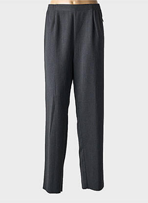 Pantalon droit stretch taille normale gris GEVANA femme
