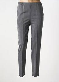 Pantalon slim taille élastique taille normale gris GEVANA femme