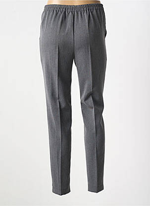 Pantalon slim taille élastique taille normale gris GEVANA femme