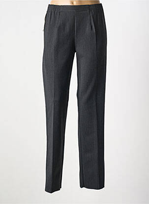 Pantalon droit stretch taille normale gris GEVANA femme