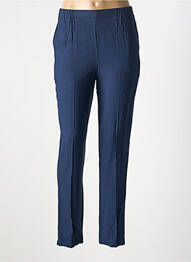 Pantalon slim taille élastique taille normale bleu GEVANA femme
