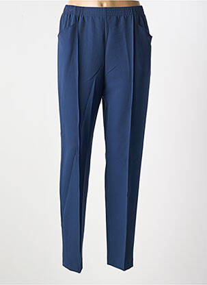 Pantalon droit stretch taille normale bleu GRIFFON femme