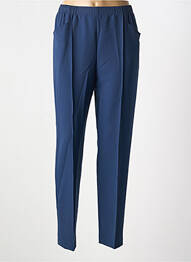 Pantalon droit stretch taille normale bleu GRIFFON femme