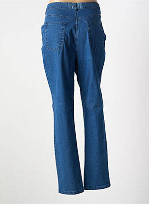 Jeans coupe droite stretch taille normale bleu JANINE PAUPORTÉ femme