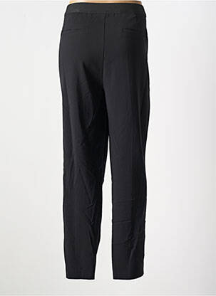 Pantalon droit stretch taille normale noir ANNA MONTANA femme