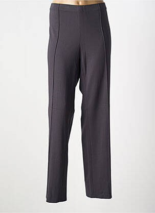 Pantalon slim taille élastique taille normale gris BARBARA LEBEK femme